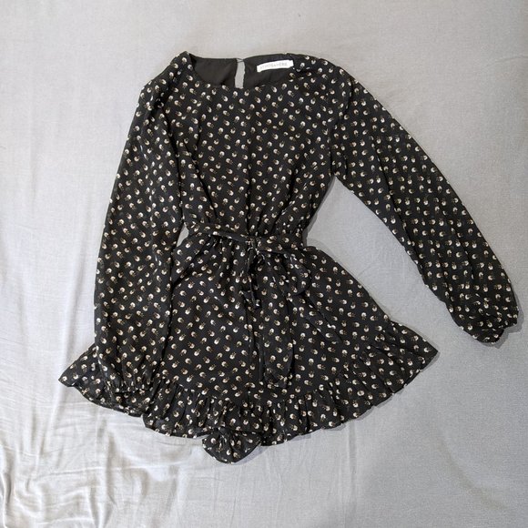 Atmos&Here - Cheri Frilled Hem Floral Playsuit (Size 6) - Picture 3 of 5